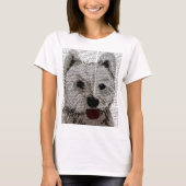 T-shirt Plaine Terrier de West Highland (Devant)