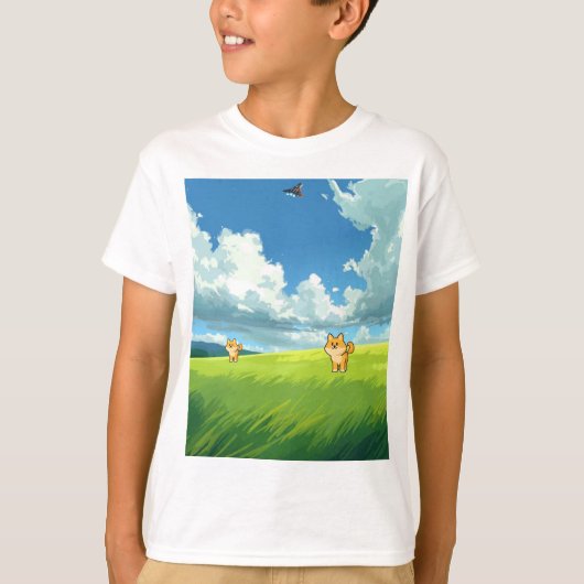 T-shirt Plaines calmes (Devant)