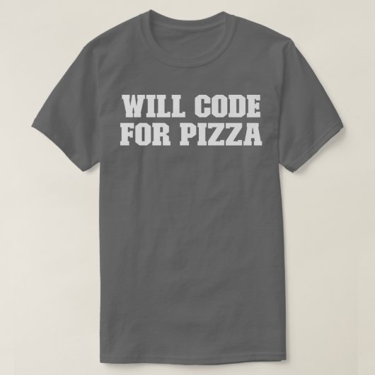 T-shirt Plaisanter Drôle Papa, Va Code Pour La Pizza  (Design devant)