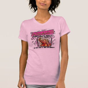 T-shirt plaisanterie blonde muette numéro 237