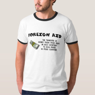 T-shirt Plaisanterie d'aide étrangère