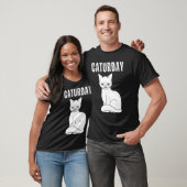 T-shirt Plaisanterie de Caturday Hilarious dire Citation C (Unisexe)