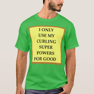 T-shirt Plaisanterie de curling 14