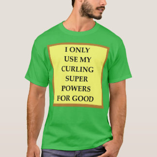 T-shirt Plaisanterie de curling 14