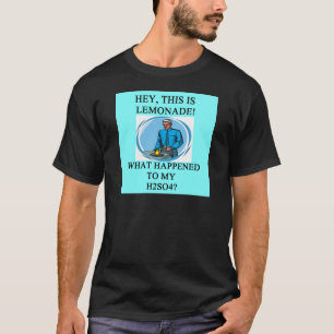 T-shirt plaisanterie de la limonade h2so4