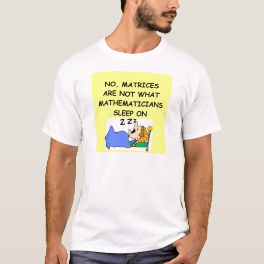 T-shirt plaisanterie de maths (Devant)