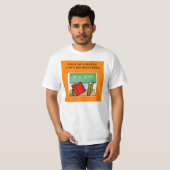 T-shirt plaisanterie de maths de fraction (Devant entier)
