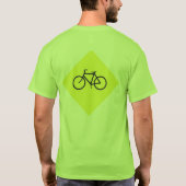 T-shirt Plaisanterie de vélo (Dos)