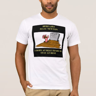 T-shirt plaisanterie d'Isaac Newton