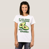 T-shirt Plaisanterie drôle d'avocat de guacamole (Devant entier)