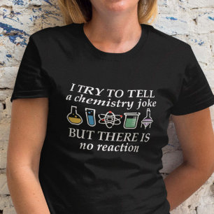 T-shirt Plaisanterie en chimie
