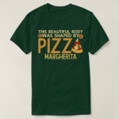 T-shirt Plaisanterie italienne Pizzeria Neapolitan Margher (Design devant)