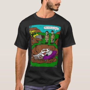 T-shirt Plaisanterie paléontologue pour hommes femmes et e