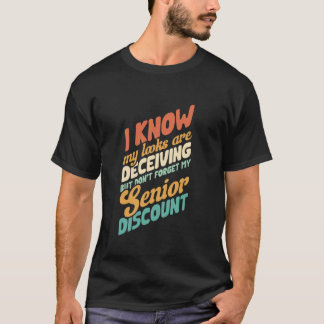 T-shirt Plaisanterie Sarcasme N'oubliez pas Mon rabais Sen