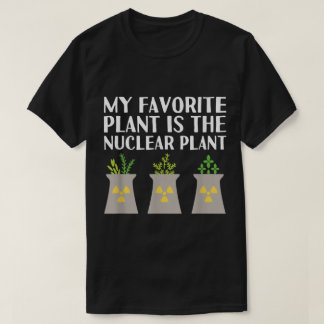 T-shirt Plaisanterie scientifique drôle sur les centrales 