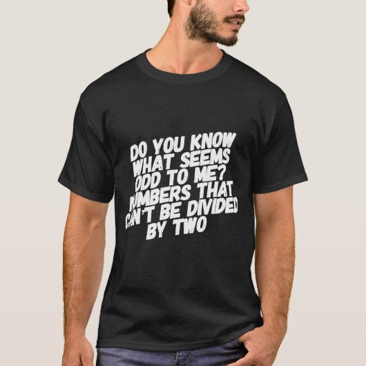 T-shirt Plaisanteries De Professeurs De Maths Dire Enseign (Devant)