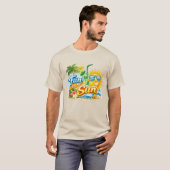T-SHIRT PLAISIR AU SOLEIL (Devant entier)