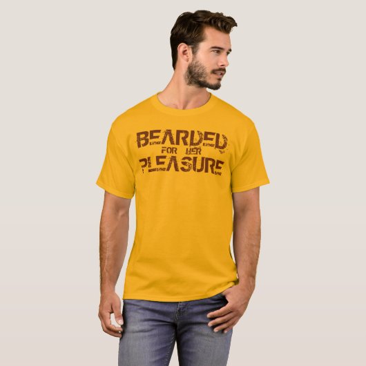 T-shirt Plaisir barbu (Devant entier)