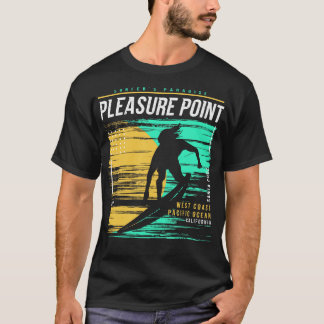 T-shirt Plaisir de surf Retro Point Californie Vintage Su