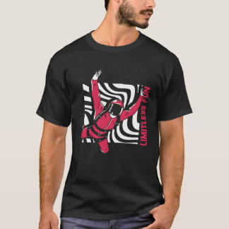 T-shirt Plaisir sans limite Parachutisme Saut en parachute