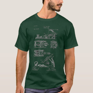 T-shirt Plan à main Dessin de brevet 16 août 1889