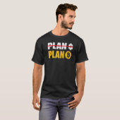 T-shirt Plan B Bitcoin Btc Cryptomonnaie Blockchain Crypte (Devant entier)