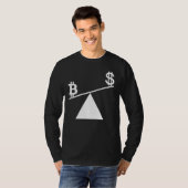 T-shirt Plan Bitcoin B Temps Pour Plan B Accepter Moyenne (Devant entier)