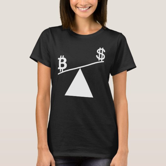 T-shirt Plan Bitcoin B Temps Pour Plan B Accepter Moyenne (Devant)