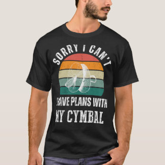 T-shirt Plan Cymbal Tee : Embrassez Humour et Cool percuss