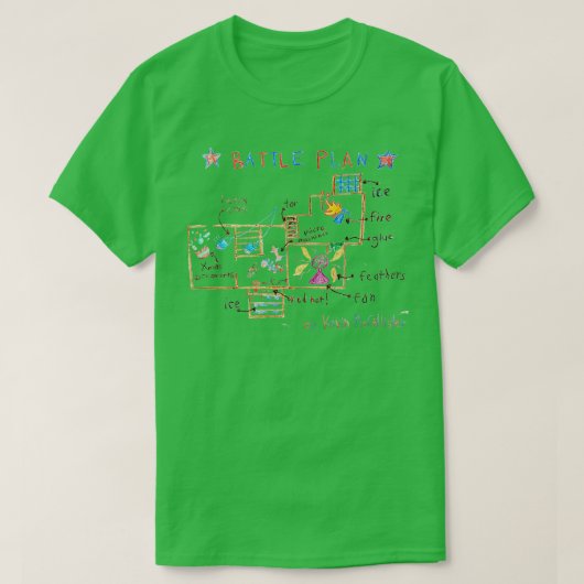 T-shirt Plan de bataille (Design devant)