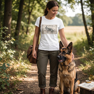 T-shirt Plan de berger allemand