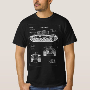 T-shirt Plan de char 1915