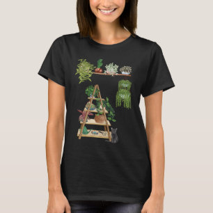 T-shirt Plan de chat Ca chat plante maman