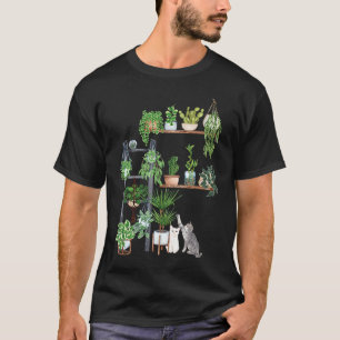 T-shirt Plan de chat Ca Chat Plante Maman
