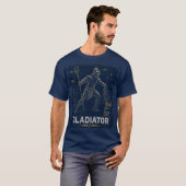 T-Shirt Plan de Gladiateur Romain (Devant entier)