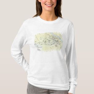 T-shirt Plan de la bataille de Cawnpoor