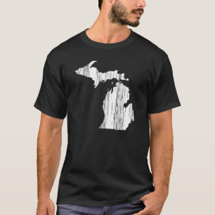 T-shirt Plan de l'État du Michigan en état de détresse