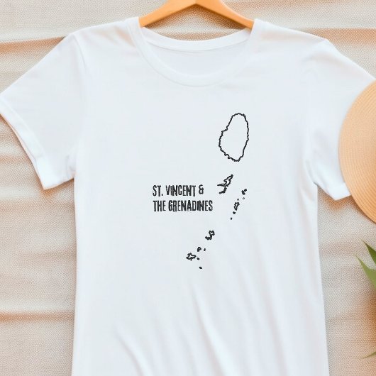 T-shirt Plan de pays de Saint-Vincent-et-les Grenadines