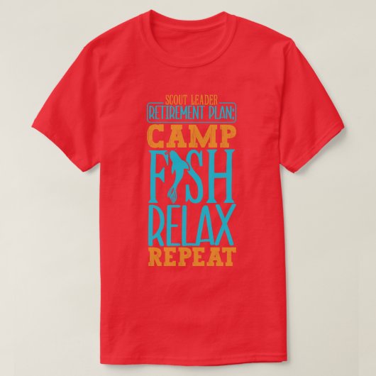 T-shirt Plan de retrait pour le plomb scout (Design devant)