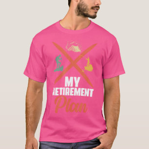 T-shirt Plan de retraite Camping Rock Escalade Bateau Pêch