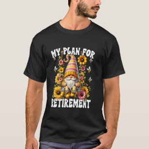 T-shirt Plan De Retraite Drôle Pour Abee Amateur Et Retrai