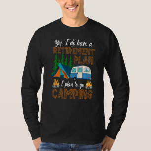 T-shirt Plan de retraite du camping Camping Rv Caravan Ext