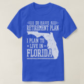 T-shirt Plan de retraite Floride (Design devant)