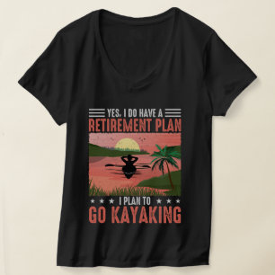 T-shirt Plan de retraite Kayak