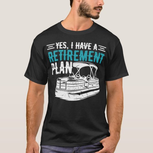 T-shirt Plan de retraite Pontoon (Devant)