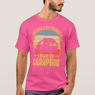 T-shirt Plan De Retraite Sur Camping Rv Camper Amusement V