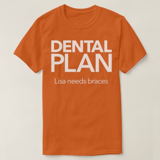 T-shirt Plan dentaire (Design devant)