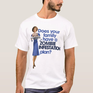 T-shirt Plan d'infestation zombie