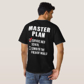 T-shirt Plan directeur de l'étudiant de l'école de médecin (Dos entier)