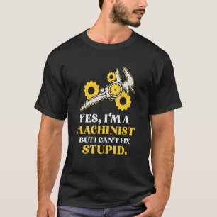 T-shirt Plan d'outil de l'opérateur de machine d'artisanat